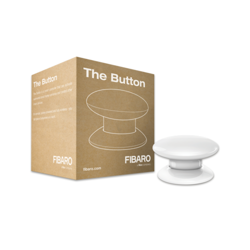 Fibaro The Button WHITE FGPB-101-1 ZW5 868,4MHz product photo front L
